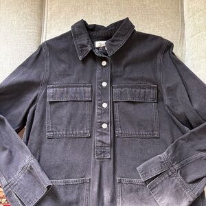 Madewell Black Jean Dress